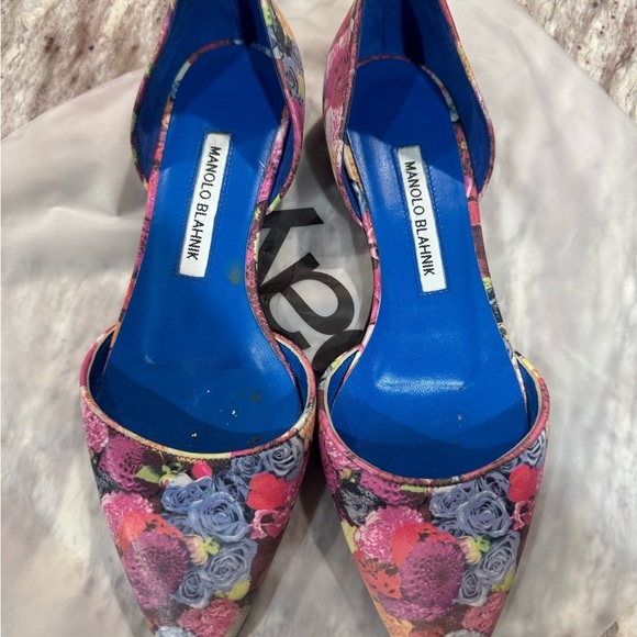 Manolo blahnik x opening ceremony floral flats. Sz 36.5. - Picture 2 of 7